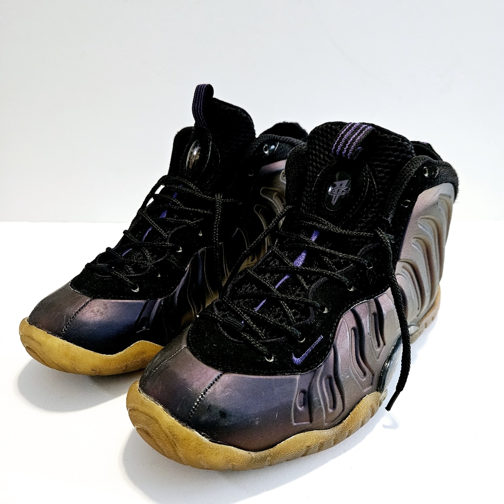 Nike Air Foamposite One Eggplant Boy's Size 4 Shoes Sneakers 644791-995